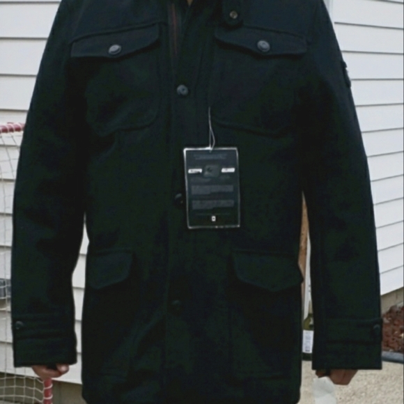 New Point Zero pea coat Large - Picture 3 of 3